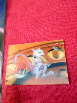 Mewtwo Shitajik 1998 Japan new Pokemon Meiji promo 3D Change Card rare TCG NM - Image 3