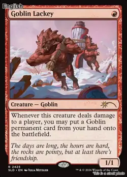 Goblin Lackey EN [SLD - 2425] - NM TCG MTG - Image 1