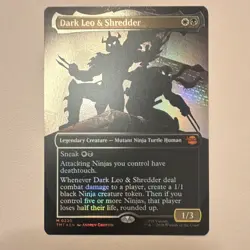Magic: The Gathering Dark Leo & Shredder 0220 Mythic FOIL English (TMNT) - Image 1