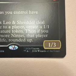 Magic: The Gathering Dark Leo & Shredder 0220 Mythic FOIL English (TMNT) - Image 4