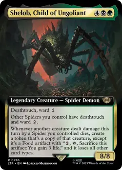 Shelob, Child of Ungoliant (Extended Art) (Surge Foil) [LTR - 785] - Image 1