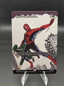 MTG Marvel's Spider-Man Heroic Intervention Borderless #0034 - Image 1