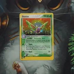 Dustox Holo Rare 6/109 Pokemon ex Ruby Sapphire Played Single Card Swirl TCG - Image 1