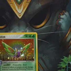 Dustox Holo Rare 6/109 Pokemon ex Ruby Sapphire Played Single Card Swirl TCG - Image 5