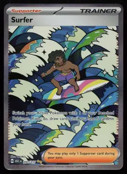 Surfer 293/217 Ascended Heroes ASC Special Illustration Rare Holo Pokemon NM - Image 1