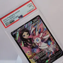 Pokemon TCG - Sylveon V TG14/TG30 Brilliant Stars Full Art SWSH - PSA 9 MINT - Image 1