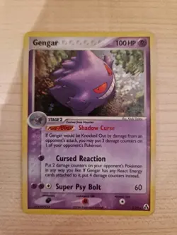 Pokemon Gengar TCG Card 5/92 EX Legend Maker Holo Rare - Image 1