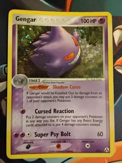 Pokemon Gengar TCG Card 5/92 EX Legend Maker Holo Rare - Image 1