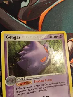 Pokemon Gengar TCG Card 5/92 EX Legend Maker Holo Rare - Image 2