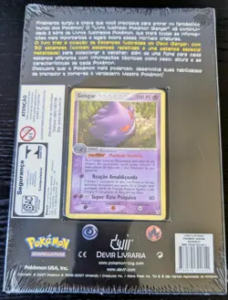 Pokemon Gengar TCG Card 5/92 EX Legend Maker Holo Rare - Portuguese Deck Sealed - Image 1