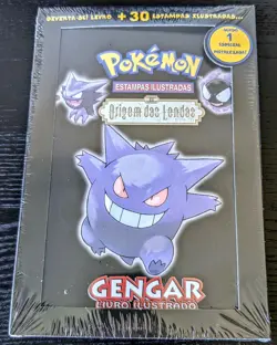 Pokemon Gengar TCG Card 5/92 EX Legend Maker Holo Rare - Portuguese Deck Sealed - Image 2