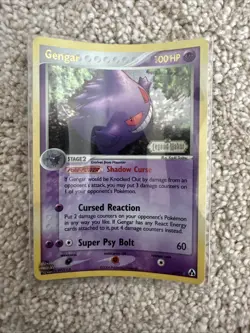Pokemon Gengar TCG Card 5/92 EX Legend Maker Holo Rare - Image 1