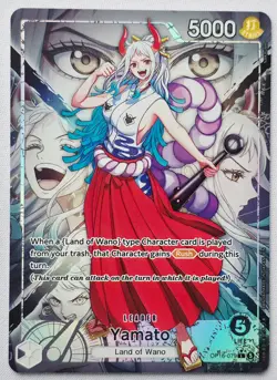 One Piece TCG- Yamato OP16-079 Alternate Art- The Time of Battle- VERY MINT - Image 1
