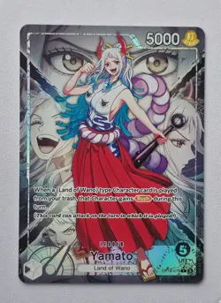 One Piece TCG- Yamato OP16-079 Alternate Art- The Time of Battle- VERY MINT - Image 2