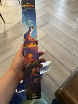 Lorcana Disney Parks Exclusive Winnie The Pooh Foil Mat Hunny IN HAND!! - Image 1