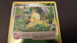 Turtwig 78/100 Majestic Dawn Reverse Holo Pokemon Card NM - Image 2