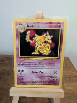 Abra Kadabra Pokemon Card Duo Bundle NM - 1999 WOTC Base Set Vintage Psychic - Image 2