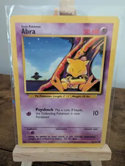 Abra Kadabra Pokemon Card Duo Bundle NM - 1999 WOTC Base Set Vintage Psychic - Image 4