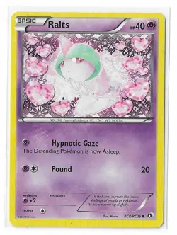 Ralts RC8/RC25 Legendary Treasures Black & White B&W Pokemon TCG Card NM - Image 1