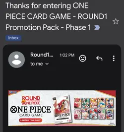 Round 1 One Piece Card Game Promotional Pack - English ALL 10 packs ✅ - Image 1