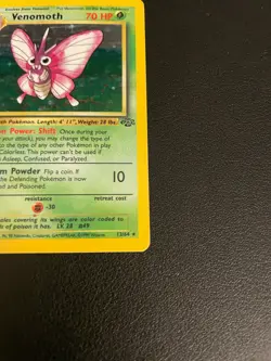 Vintage Venomoth Holo 13/64 Jungle Set Pokemon Card WOTC 1999 LP - Image 5
