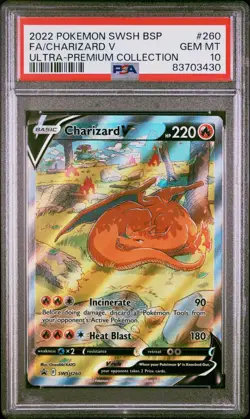 Pokemon SWSH Black Star Promos Charizard V 2022 #SWSH260 PSA 10 GEM MINT - Image 1