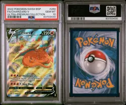 Pokemon SWSH Black Star Promos Charizard V 2022 #SWSH260 PSA 10 GEM MINT - Image 3