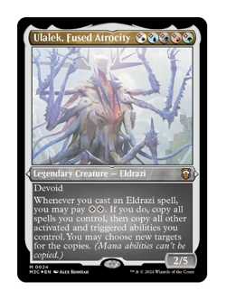 Ulalek, Fused Atrocity - Foil Etched Commander: Modern Horizons 3 - Image 1