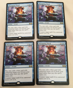 DISRUPTING SHOAL x4 PLAYSET ULTIMATE MASTERS NON FOIL MTG MAGIC THE GATHERING NM - Image 1