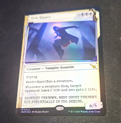 Magic: The Gathering Vein Ripper 0433 Murders at Karlov Manor Foil Mythic EN INK - Image 1