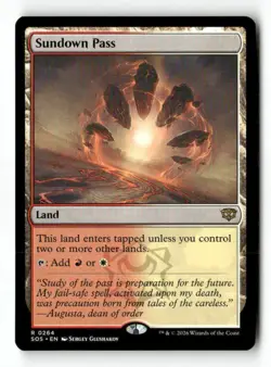 Sundown Pass 264 Rare MTG SOS NM - Image 2