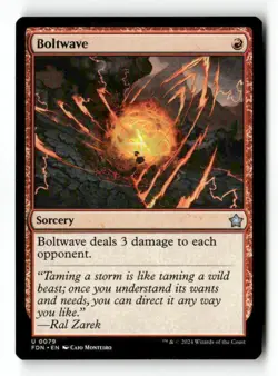 Boltwave 79 Uncommon MTG FDN NM - Image 2
