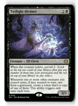 Twilight Diviner 122 Rare MTG ECL NM - Image 2
