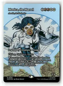 Monica, the Marvel - Aurelia, the Warleader (Borderless) 86 Mythic Foil MTG M... - Image 2