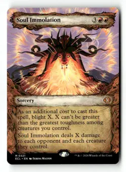 Soul Immolation (Showcase) 321 Mythic MTG ECL NM - Image 2