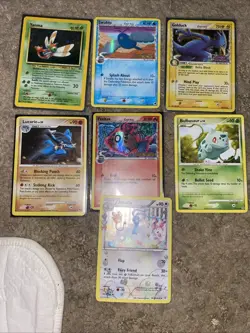 Lot of 7 Holos/Non Holo POKEMON Card Older Reverse Rares/Uncommon/Common - Image 1