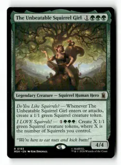The Unbeatable Squirrel Girl 193 Rare MTG MSH NM - Image 2