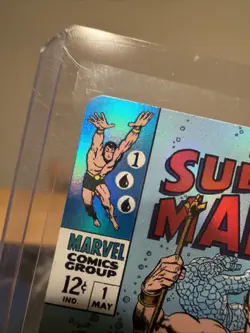 Namor The Sub-Mariner (Borderless) Marvel Super Heroes Foil Near Mint Comic - Image 3