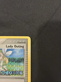 Pokemon TCG Lady Outing Deoxys 87/107 Reverse Holo Trainer Uncommon English - Image 4