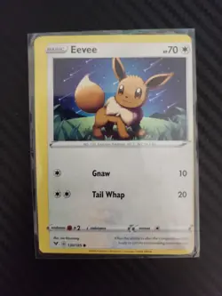 MISCUT Eevee 130/185 Vivid Voltage Near Mint Pokemon Card - Image 1