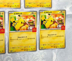 Pokemon Card Pikachu 020/M-P McDonald's Promo Limited 2025 Japanese Set of 5 - Image 4