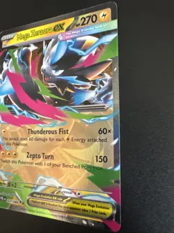Pokemon Pitch Black Double Rare Mega Zeraora Ex 27/84 English Pack Fresh M NM - Image 3
