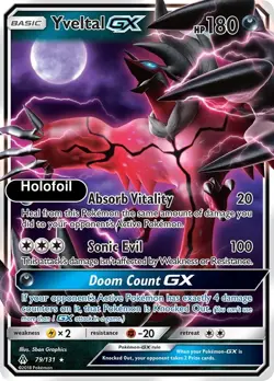Pokemon - Yveltal GX - Holofoil [SM06 - 79/131 Near Mint] - Image 1