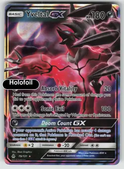 Pokemon - Yveltal GX - Holofoil [SM06 - 79/131 Near Mint] - Image 2