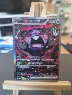 Pokemon Morpeko EX Special Illustration Rare SIR Pitch Black 117/084 - Image 1