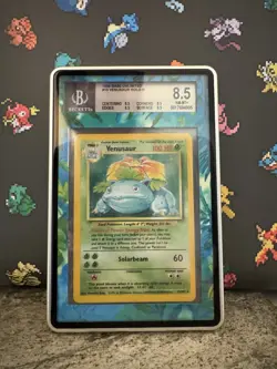 Pokemon TCG Venusaur 15/102 Base Set Holo Rare Unlimited 1999 BGS 8.5 - Image 1