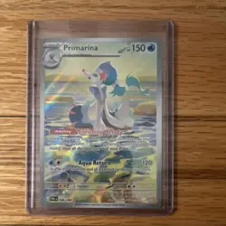 Pokemon Primarina 088/084 - Pitch Black Illustration Rare English (FRESH) - Image 3