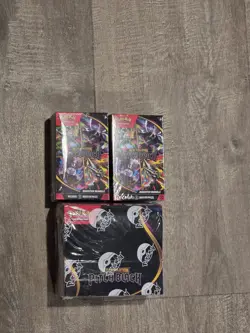 Pokemon TCG Mega Evolution Pitch Black Booster Box + Bundle x2 NEW Sealed - Image 1