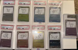 PSA 10 Yu Nagaba Eevee Eeveelutions Full Set Japanese Promos 062-070/SV-P - Image 1