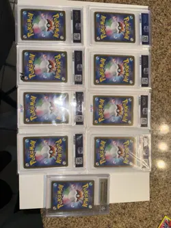 PSA 10 Yu Nagaba Eevee Eeveelutions Full Set Japanese Promos 062-070/SV-P - Image 3